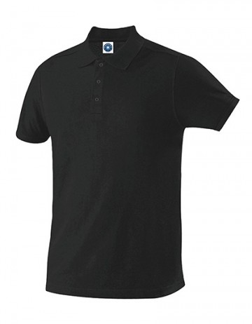 SW160 Starworld Organic Cotton Piqué Polo zwart