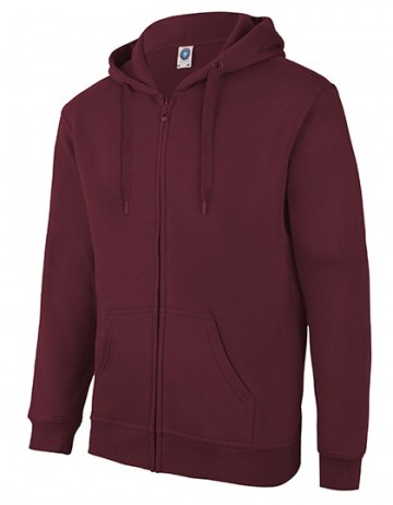 SW250 Starworld Sweater met kap en rits burgundy