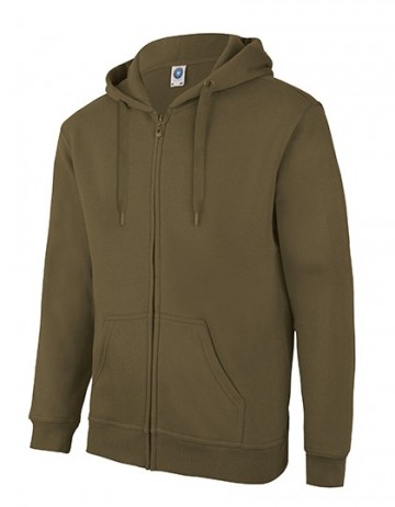 SW250 Starworld Sweater met kap en rits khaki