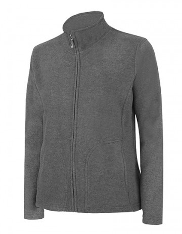 SW750 Starworld Ladies Full Zip Fleece Jacket houtskool grijs
