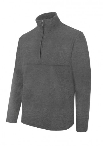 SW770 Starworld Zip Neck Fleece 07 charcoal