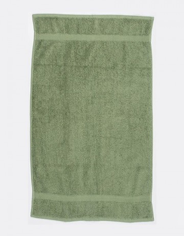 TC Luxe badhanddoek 70x130 TC04 mosgroen