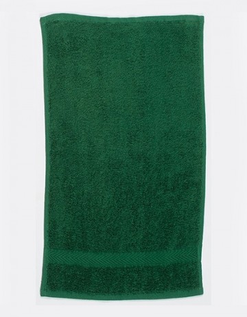 TC Luxe gasten handdoek 30x50cm TC05 bosgroen