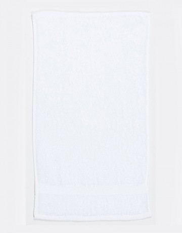 TC Luxe gasten handdoek 30x50cm TC05 wit