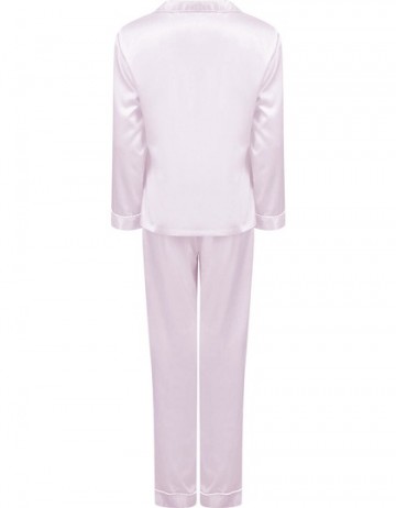 TC055 Dames Satijnen pyjamawit rug