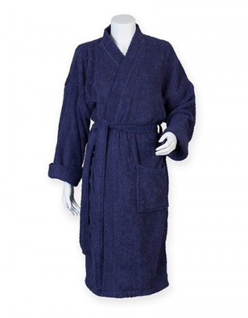 TC dames kimono badjas TC21 marineblauw