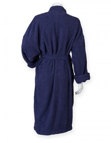 TC dames kimono badjas TC21 marineblauw