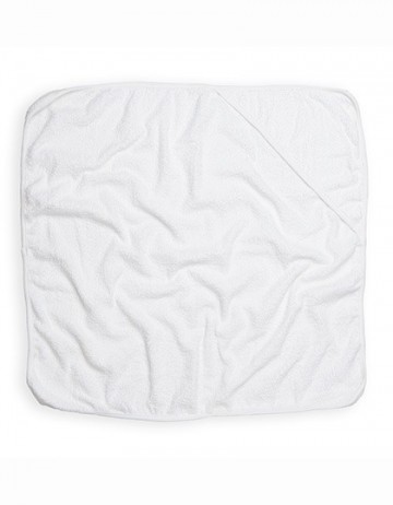 TC baby handdoek met kap TC36 wit