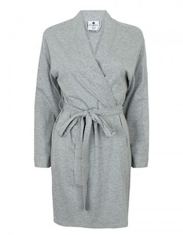TC dames badjas TC50 heather grijs