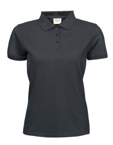 TJ1401 Tee Jays Heavy polo dames donkergrijs