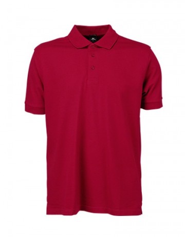 TJ1405 Tee Jays Luxury Stretch polo mannen diep rood