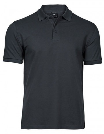 TJ1405 Tee Jays Luxury Stretch polo mannen donkergrijs