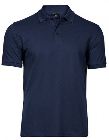 TJ1405 Tee Jays Luxury Stretch polo mannen marineblauw