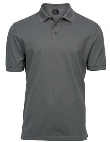 TJ1405 Tee Jays Luxury Stretch polo mannen poedergrijs