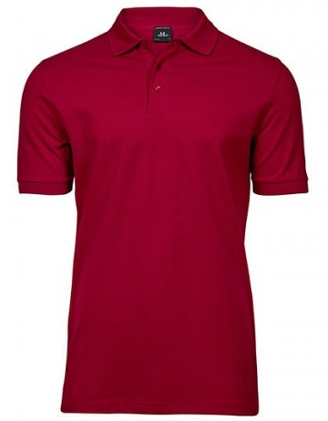 TJ1405 Tee Jays Luxury Stretch polo mannen rood
