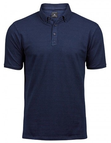 TJ1410 Tee Jays Fashion Luxury Stretch polo mannen denimblauw
