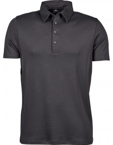 TJ1440 Tee Jays Pima Cotton Polo  donkergrijs