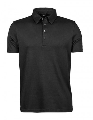 TJ1440 Tee Jays Pima Cotton Polo  zwart