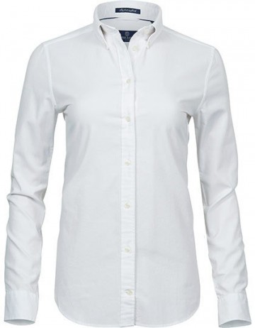 TJ4001 Tee Jays Perfect Oxford Shirt dames wit