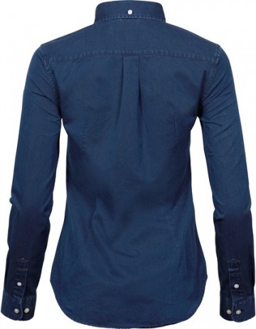 TJ4003 Tee Jays Casual Twill Shirt dames indigo rug