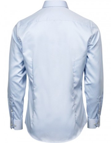 TJ4020 Tee Jays Luxury shirt comfort fit mannen lichtblauw rug