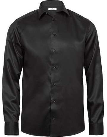 TJ4020 Tee Jays Luxury shirt comfort fit mannen zwart