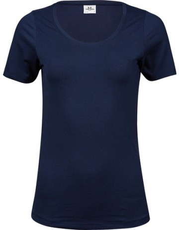 TJ450 Tee Jays Stretch Tee dames marineblauw