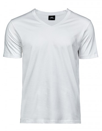 TJ5004 Tee Jays Luxury V-neck Tee (Organisch) wit