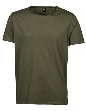 TJ5060 Tee Jays Raw Edge Tee mannen olijfgroen