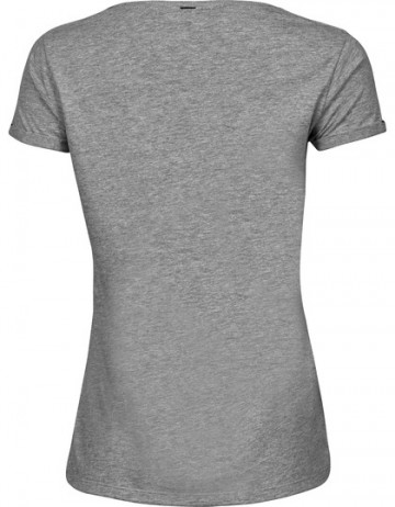 TJ5063 Tee Jays Roll-Up Tee dames heathergrijs rug