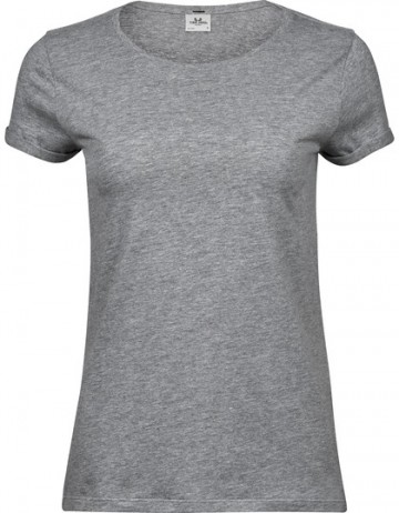 TJ5063 Tee Jays Roll-Up Tee dames heathergrijs