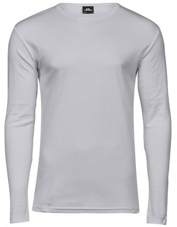 TJ530 Tee Jays Interlock Tee  met L/S mannen wit
