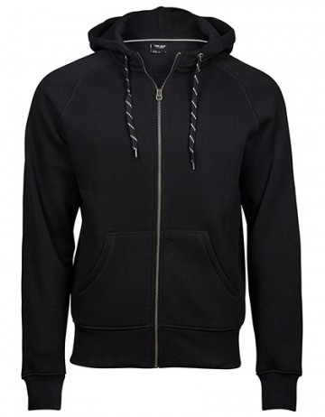TJ435N Tee Jays Fashion Full Zip hooded sweatshirt zwart