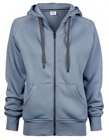 TJ5436N Tee Jays Fashion Full Zip hooded sweatshirt voor dames flint stone