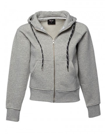 TJ5436N Tee Jays Fashion Full Zip hooded sweatshirt voor dames heather grijs