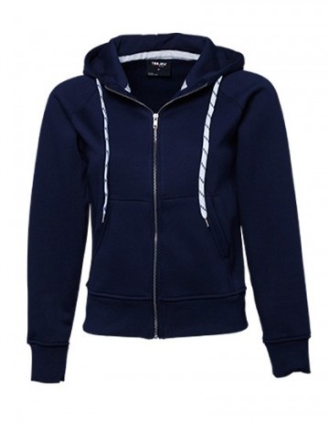 TJ5436N Tee Jays Fashion Full Zip hooded sweatshirt voor dames marineblauw