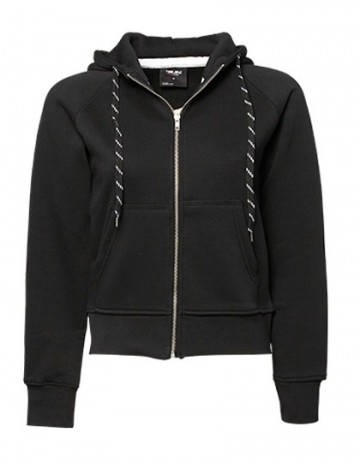 TJ5436N Tee Jays Fashion Full Zip hooded sweatshirt voor dames zwart