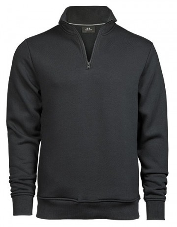 TJ5438 Tee Jays Half Zip sweatshirt donkergrijs