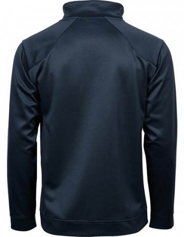 TJ5602 Tee Jays Performance Zip Sweat diep marineblauw rug