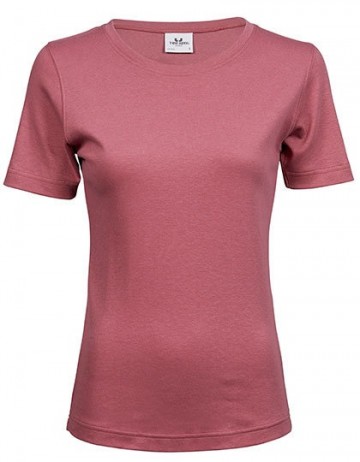 TJ580N Tee Jays Interlock Tee dames roze