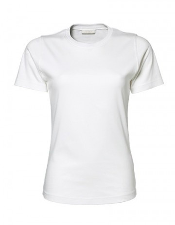 TJ580N Tee Jays Interlock Tee dames wit