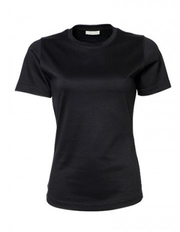 TJ580N Tee Jays Interlock Tee dames zwart