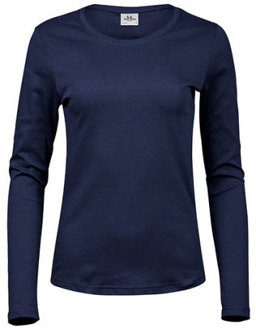 TJ590 Tee Jays Interlock Tee LM dames marineblauw