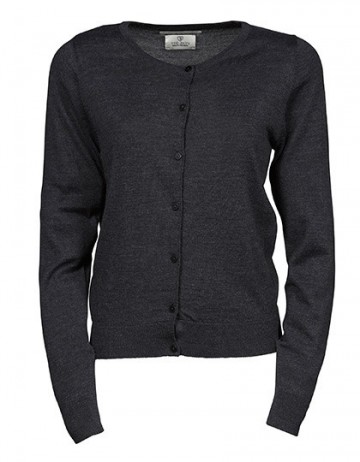 TJ6005 Tee Jays dames vest merinowol donkergrijs