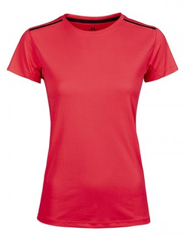 TJ7011 Tee Jays Luxury dames sport Tee fusie rood