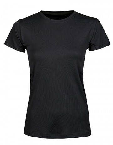 TJ7011 Tee Jays Luxury dames sport Tee zwart