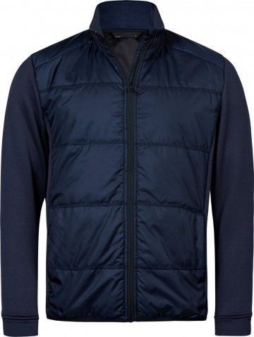 TJ9110 Tee Jays heren Hybrid-Stretch Hooded Jacket marineblauw