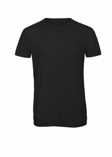 B&C Triblend T-shirt zwart