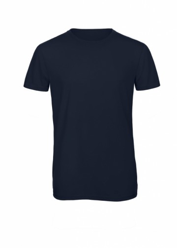 B&C Triblend T-shirt marineblauw