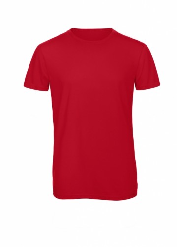 B&C Triblend T-shirt rood